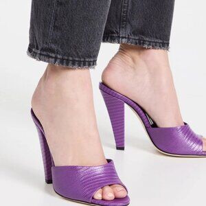 NEW Paris Texas Viola purple heels sandals sz 7 $480